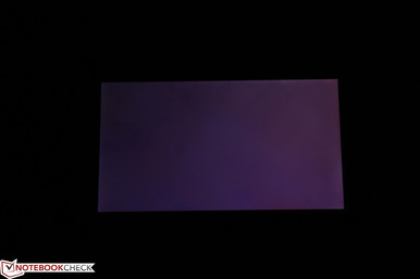 Dimmer backlight on the left side of screen