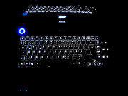 Lighted keyboard from far...
