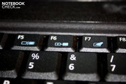 Aside from that, there are also numerous practical hot keys... ...with which the display can be deactivated... Aside from that, there are also numerous practical hot keys... ...with which the display can be deactivated...