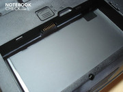 Battery slot in the case's base