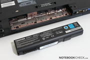 The relatively small 55Wh battery helps deliver 2-3 hours of performance without a power plug. The relatively small 55Wh battery helps deliver 2-3 hours of performance without a power plug.