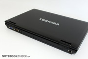 There are also ports on the back of the laptop. There are also ports on the back of the laptop.
