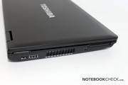 The USB ports on the left side are able to "Sleep and Charge". The USB ports on the left side are able to "Sleep and Charge".
