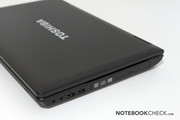 Most of the ports can be found on the sides of the notebook. Most of the ports can be found on the sides of the notebook.