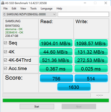 AS SSD (Primary SSD)