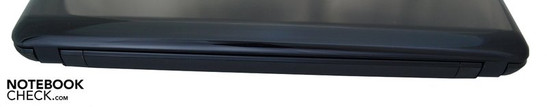 Rear: battery Rear: battery