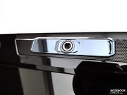 A 2 Megapixel webcam is integrated into the frame of the display.