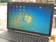 The laptop scores points with its matte 15.6-inch display with no reflections outdoors or also during professional long-term use. The laptop scores points with its matte 15.6-inch display with no reflections outdoors or also during professional long-term use.