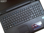 Also the comfortable 'chocolate' keyboard... Also the comfortable 'chocolate' keyboard...