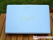 Typical for VAIO notebooks: the famous logo on the cover