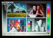 The screen displays sharp colours, good contrast and satisfactory viewing angles. The screen displays sharp colours, good contrast and satisfactory viewing angles.