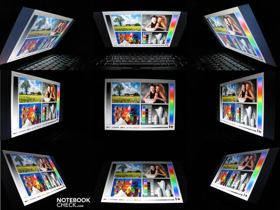 Viewing angles of the Lenovo Thinkpad X220-4290W1B