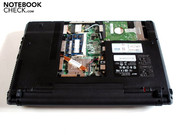 All the hardware (HDD, RAM, processor, and WLAN) is easily accessable