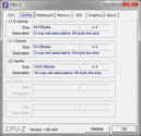 System info CPUZ System info CPUZ Cache