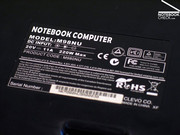 Called M980NU or M98NU Clevo offers a new 18.4 inch notebook.