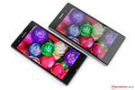The Sony Xperia Z and Z1 have different panels.