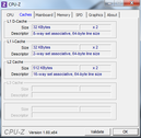 Systeminfo CPUZ Systeminfo CPUZ Cache