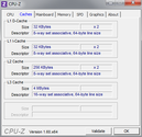 Systeminfo CPUZ Systeminfo CPUZ Cache