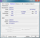 System information CPU-Z