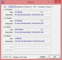 Systeminfo CPUZ Cache Systeminfo CPUZ Cache