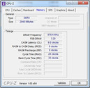System information CPUZ RAM