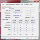 Systeminfo CPUZ RAM SPD