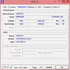 System information CPU-Z Motherboard