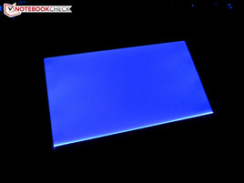 Touchpad illuminated