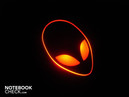The typical Alienware logo is naturally on the display lid The typical Alienware logo is naturally on the display lid