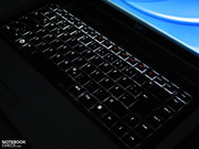 Dell gives the notebook a lighted keyboard without a surcharge,...