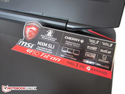 MSI advertises several features for the GT80.