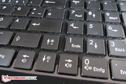 The gaps between the keys are extremely sensitive. The gaps between the keys are extremely sensitive.