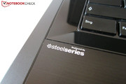 The keyboard was designed in collaboration with SteelSeries. The keyboard was designed in collaboration with SteelSeries.