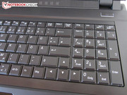 The German keyboard layout has a single-line Return key.