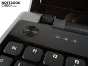 The round power button is a trademark of Aspire notebooks.