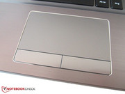 The touchpad has ample dimensions.