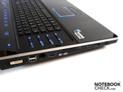Most of the interfaces are on the left side. Most of the interfaces are on the left side.