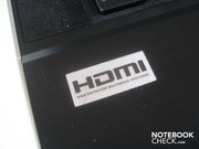The HDMI sticker is the only sticker on the case