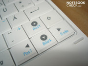 The arrow keys are reasonably large The arrow keys are reasonably large