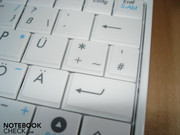 But a few of the keys are extremely narrow But a few of the keys are extremely narrow