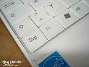 The Fn functions are highlighted in light blue The Fn functions are highlighted in light blue