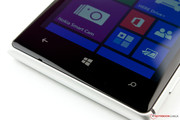 The virtual control buttons (typical for Windows Phone 8) are close to the lower edge.