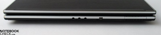 Front Side: Audio Ports, FireWire Front Side: Audio Ports, FireWire