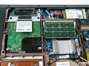 Due to a front side bus of 1066 MHz it already supports the new DDR3 RAM modules too. Due to a front side bus of 1066 MHz it already supports the new DDR3 RAM modules too.