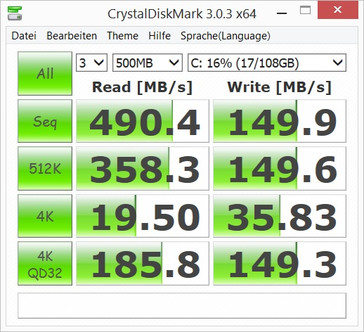 Acer Aspire Switch 12 disk performance