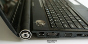 The concept of the power socket inside this shape close to the hinge was developed by Sony, but some notebook vendors followed.