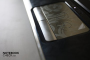 The touchpad keys in a chrome look are smudge susceptible.