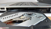 The DVD drive of HP's Envy 17.