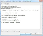 The Ecomode deactivates several components The Ecomode deactivates several components