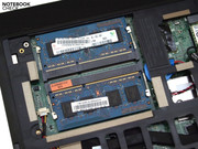 Both models use four GB DDR3 RAM in the form of two two-GB modules